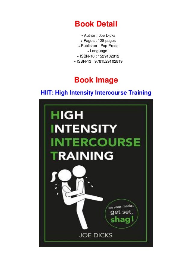 High Intensity Intercourse Training Joe Dicks